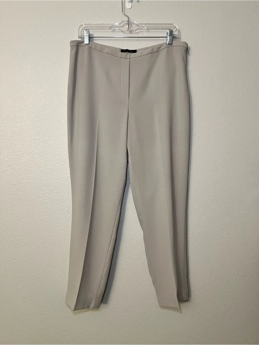 Elie Tahari Beige Slim Ankle Dress Pants Office Womens Size 12